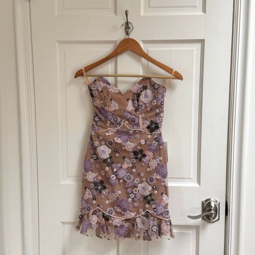 NWT For Love & Lemons Posy Mini Dress Size XS - Picture 10 of 12
